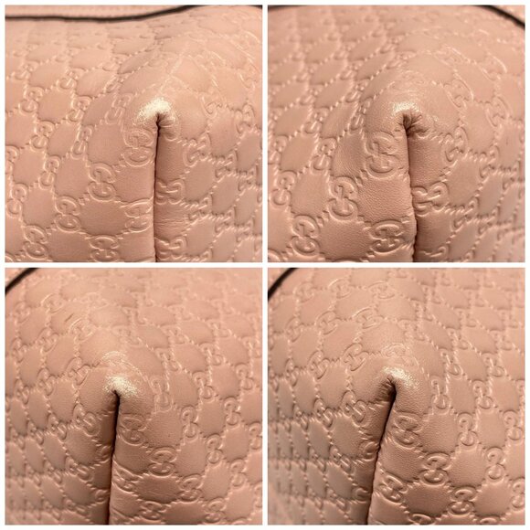 Auth GUCCI Micro Guccissima 449647 Pink Leather Tote Bag - Picture 16 of 16